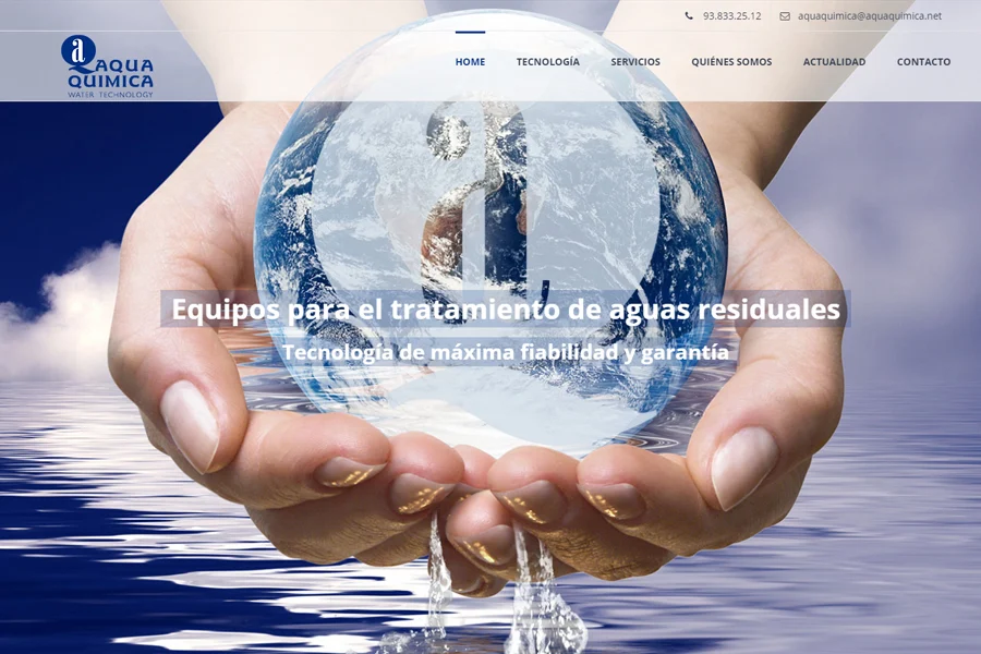 nueva web aqua quimica